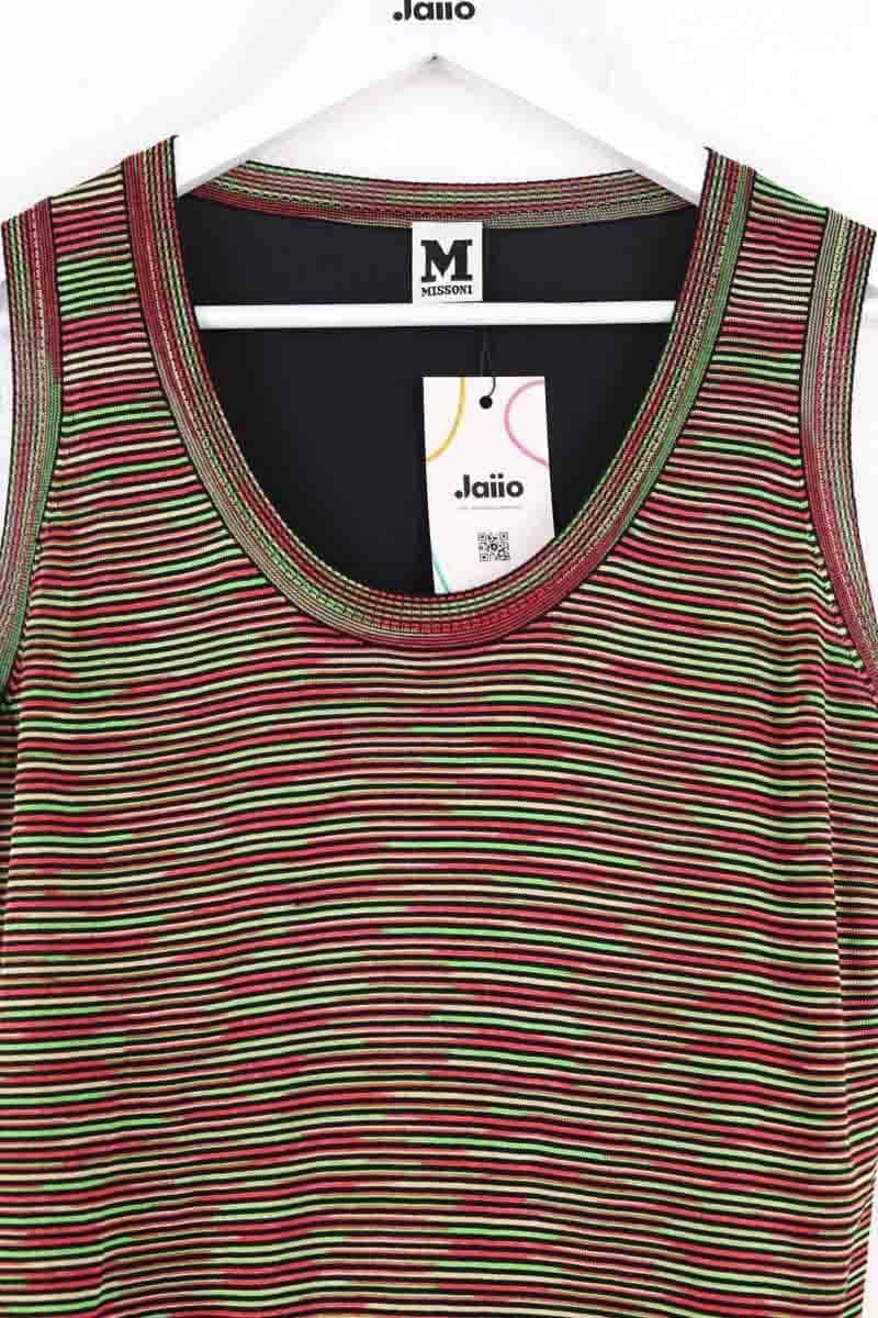 Top sans manche Missoni Noir en Viscose
