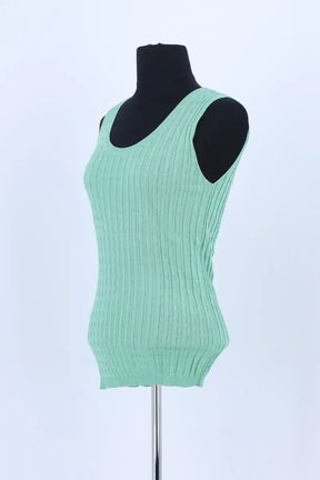 Top sans manche Missoni Vert en Coton