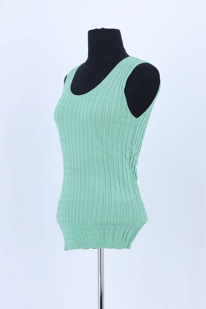 Top sans manche Missoni Vert en Coton