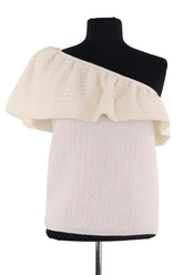 Top sans manche Molli Ecru en Coton, taille M - Seconde Main