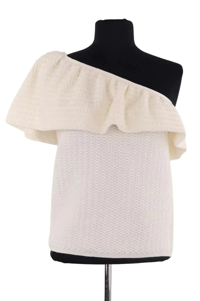 Top sans manche Molli Ecru en Coton, taille M - Seconde Main
