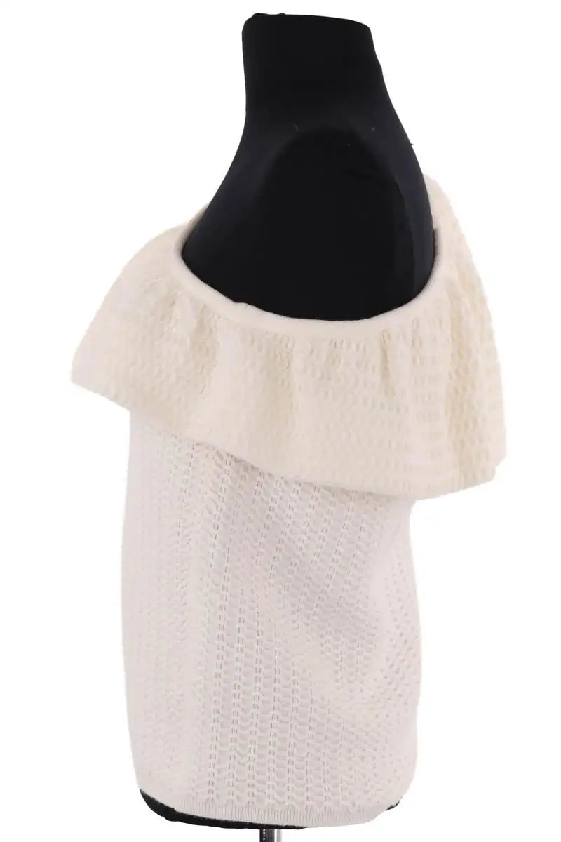 Top sans manche Molli Ecru en Coton