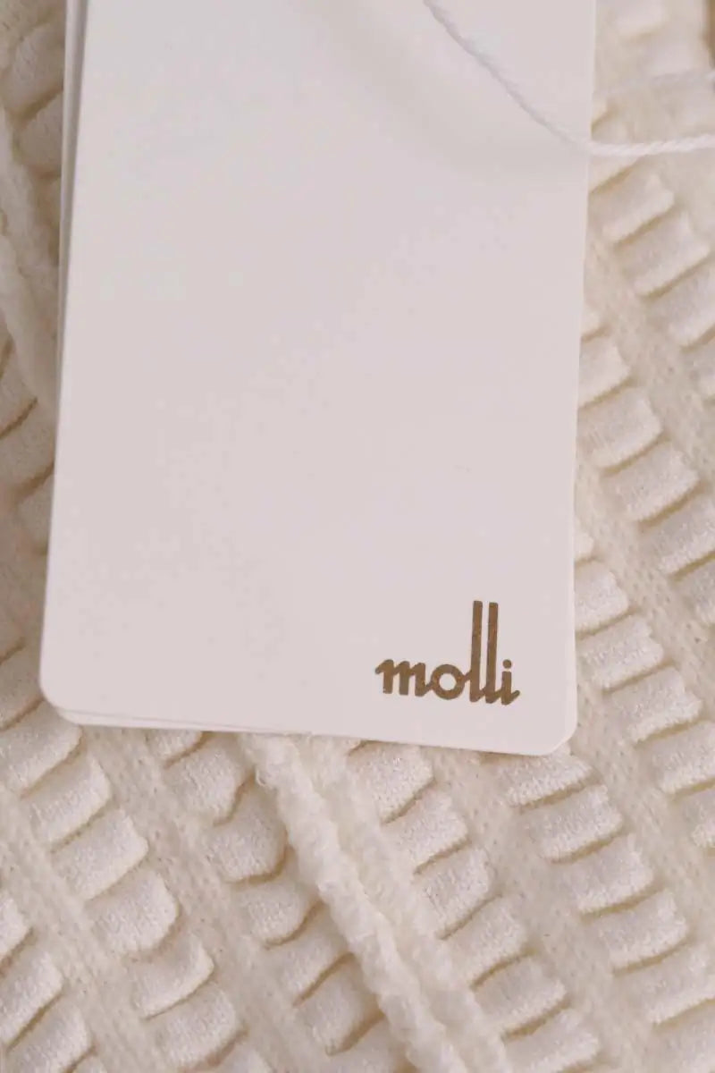 Top sans manche Molli Ecru en Coton