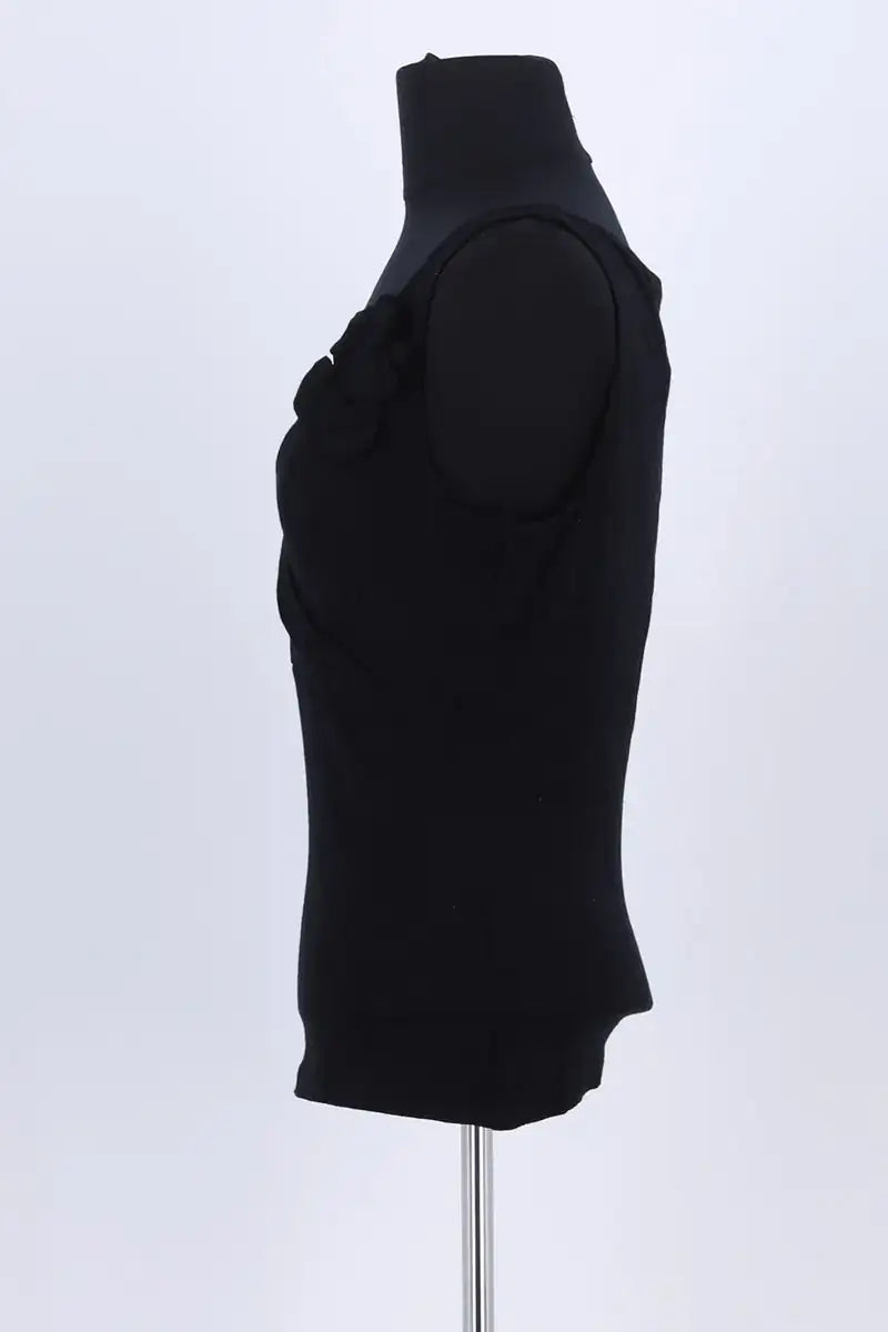 Top sans manche Moschino Noir en Viscose
