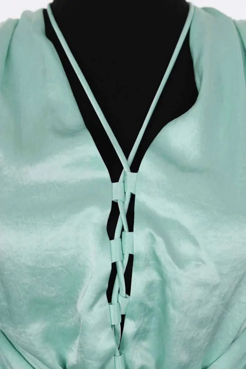 Top sans manche Nanushka Vert en Synthétique