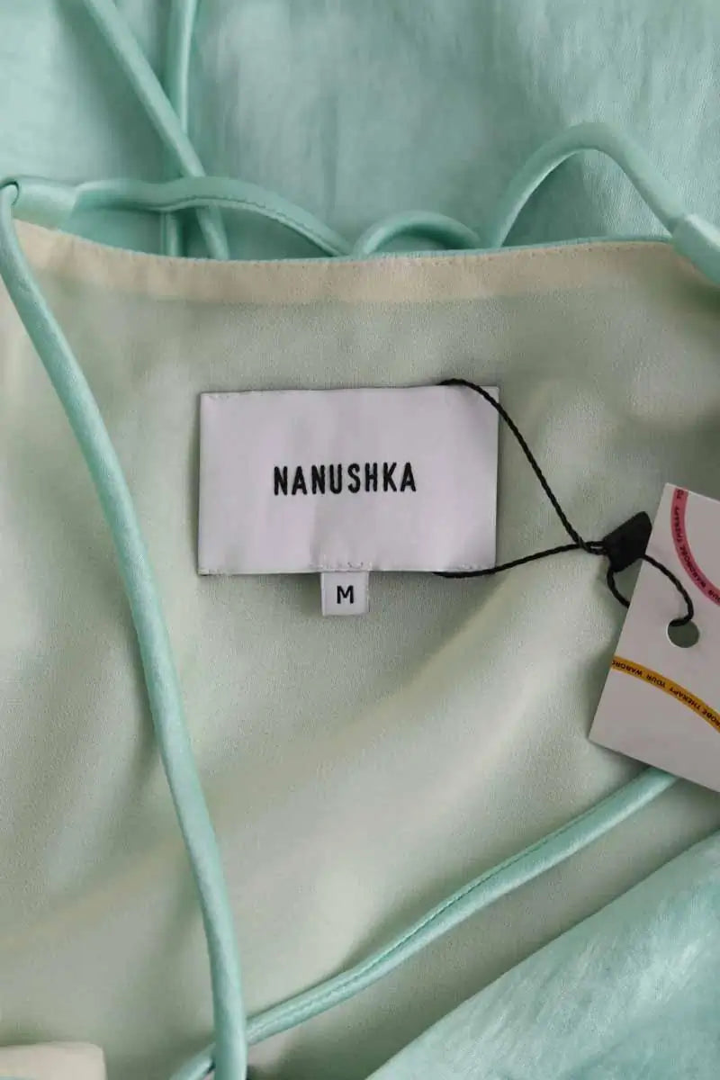 Top sans manche Nanushka Vert en Synthétique