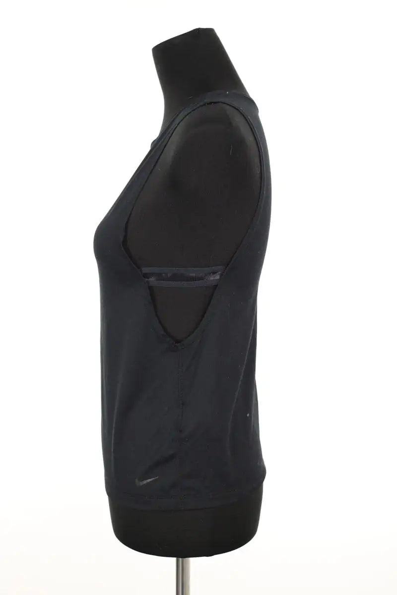 Top sans manche Nike Noir en Polyester