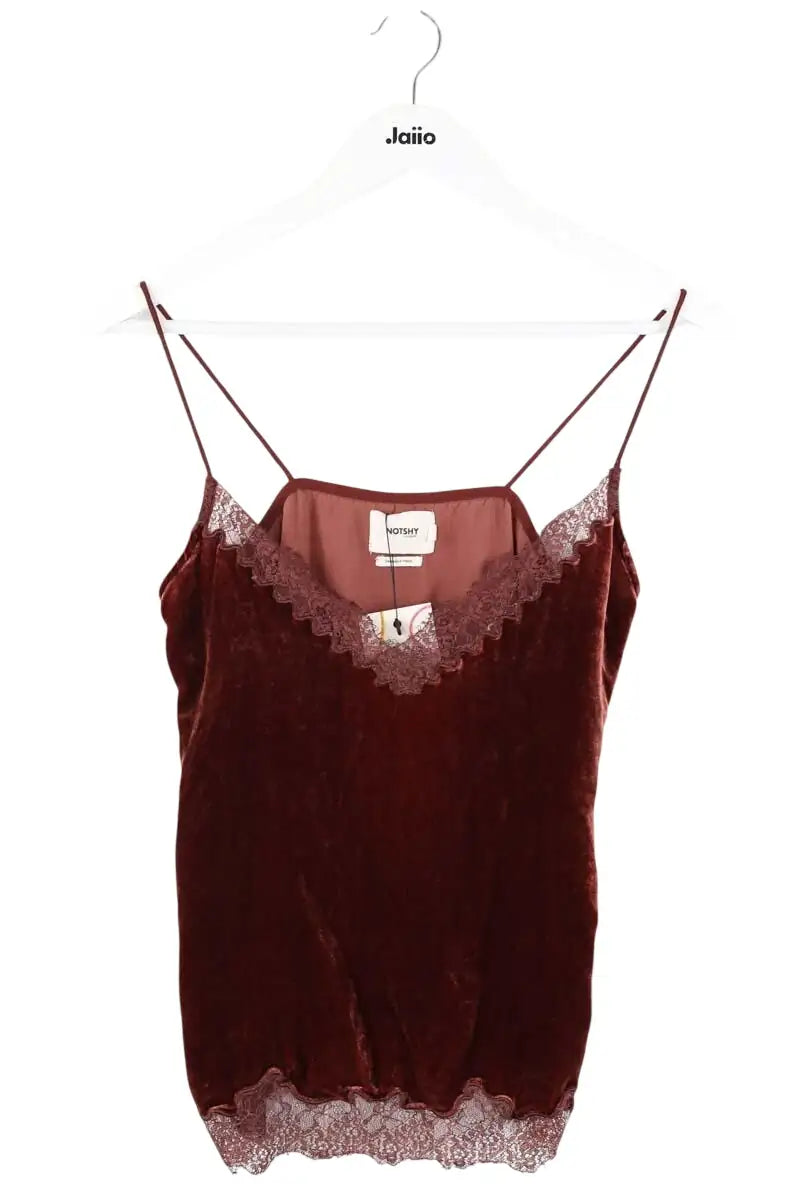 Top sans manche Notshy Marron en Viscose, taille S - Seconde Main