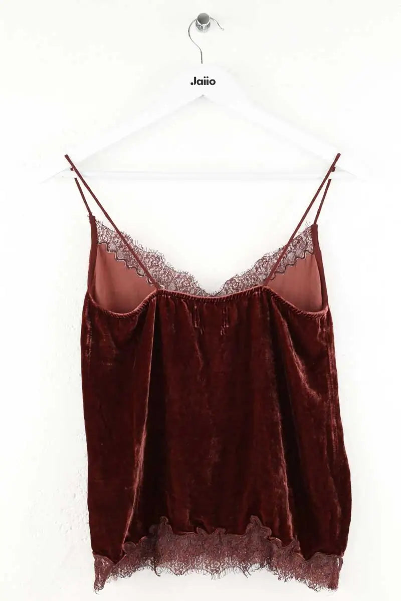 Top sans manche Notshy Marron en Viscose