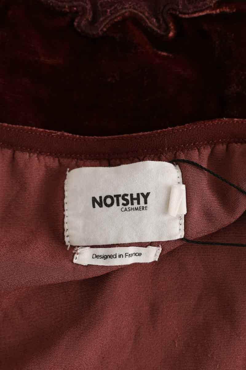 Top sans manche Notshy Marron en Viscose