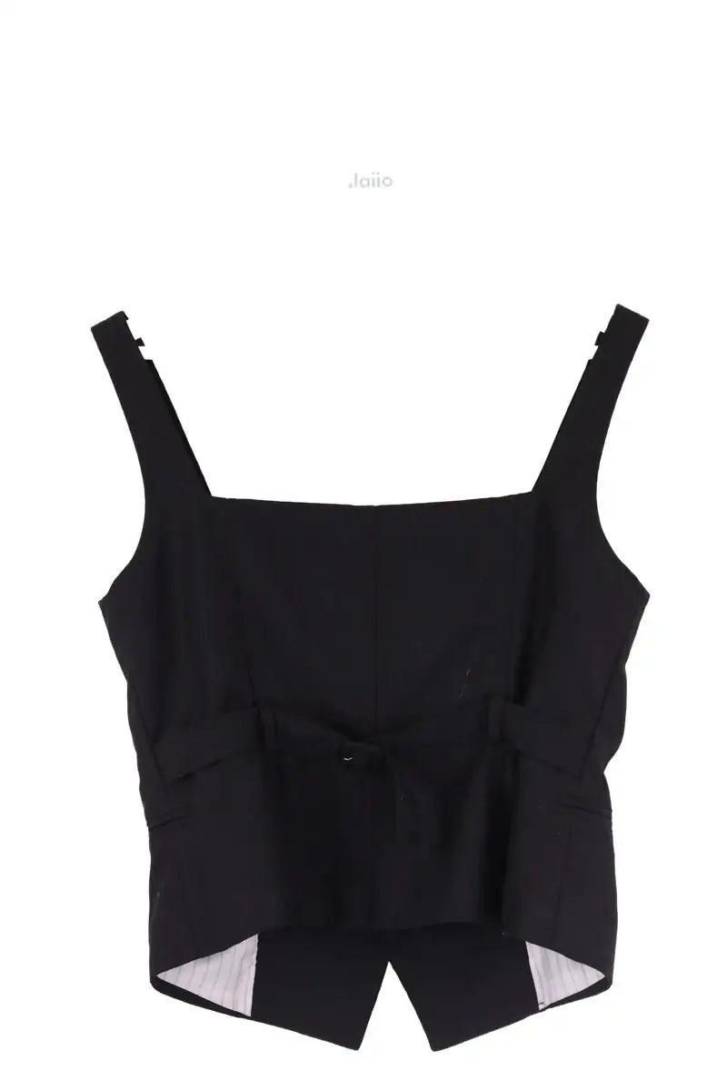 Top sans manche Other Brand Noir en Coton