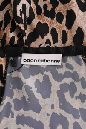Top sans manche Paco Rabanne Marron en Synthétique