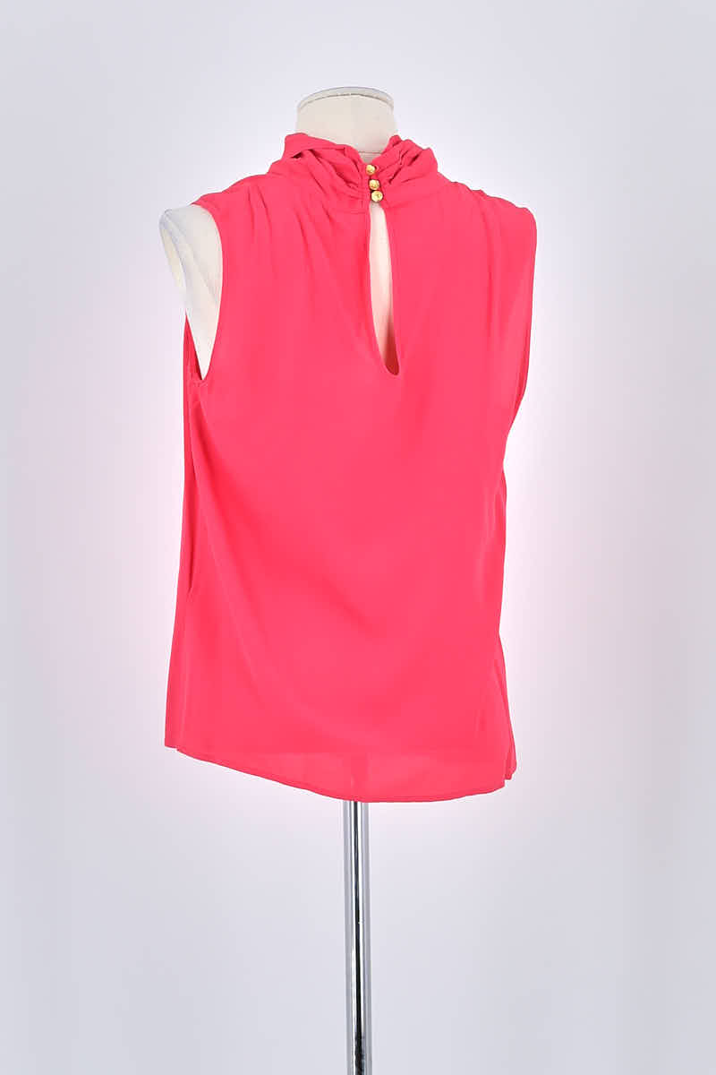 Top sans manche Patrizia Pepe Rose en Viscose