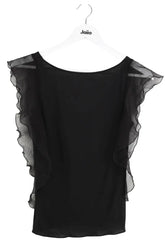 Top sans manche Paul & Joe Noir en Soie, taille S - Seconde Main