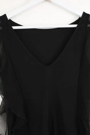 Top sans manche Paul & Joe Noir en Soie