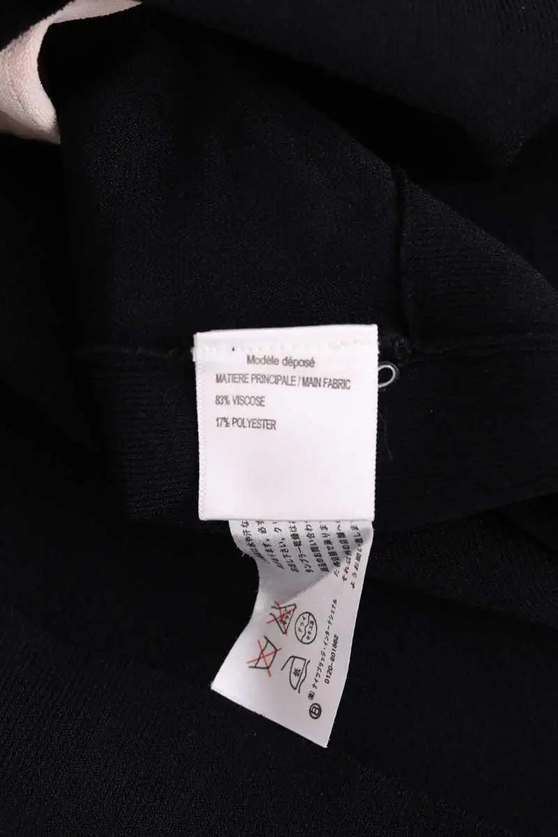 Top sans manche Paule Ka Noir en Viscose