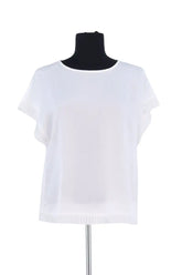 Top sans manche Pinko Blanc en Synthétique, taille M - Seconde Main