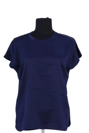 Top sans manche Pinko Bleu en Soie, taille L - Seconde Main