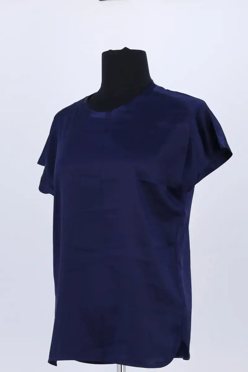 Top sans manche Pinko Bleu en Soie