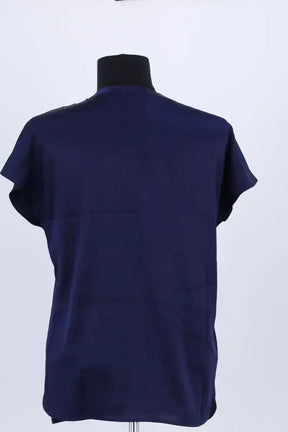 Top sans manche Pinko Bleu en Soie
