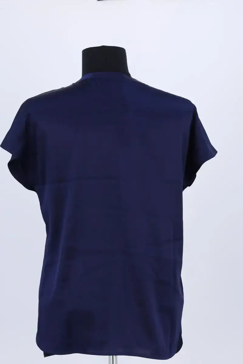 Top sans manche Pinko Bleu en Soie