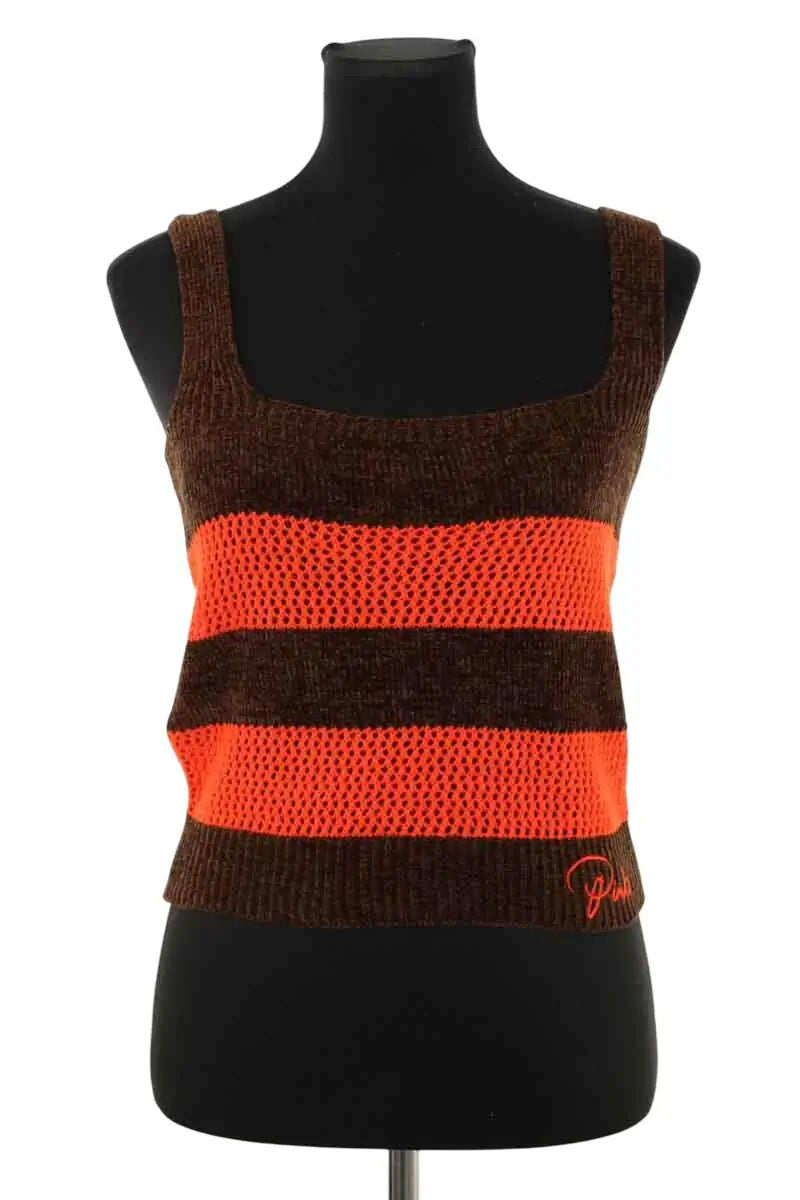 Top sans manche Pinko Multicolore en Synthétique, taille S - Seconde Main