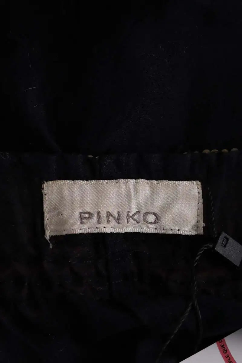 Top sans manche Pinko Noir en Coton