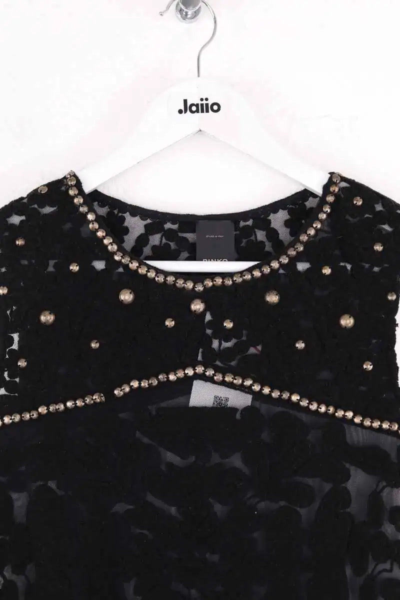 Top sans manche Pinko Noir en Synthétique