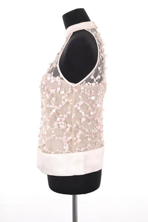 Top sans manche Pinko Rose en Synthétique