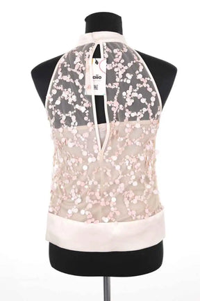 Top sans manche Pinko Rose en Synthétique