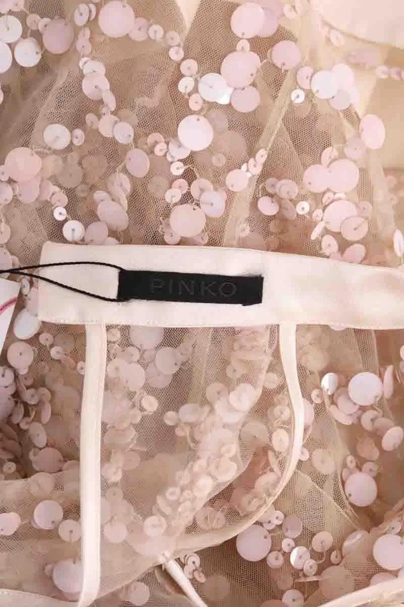 Top sans manche Pinko Rose en Synthétique