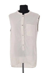 Top sans manche Pomandère Gris en Coton, taille L - Seconde Main