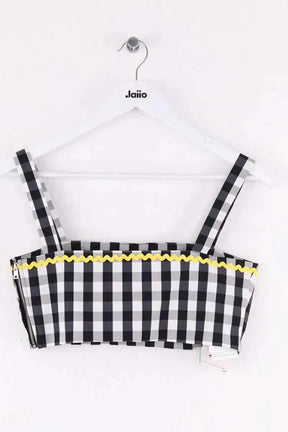 Top sans manche Prada Noir en Coton