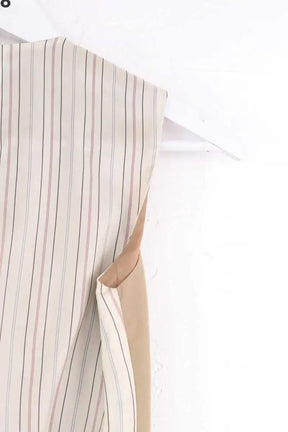 Top sans manche Ralph Lauren Beige en Coton
