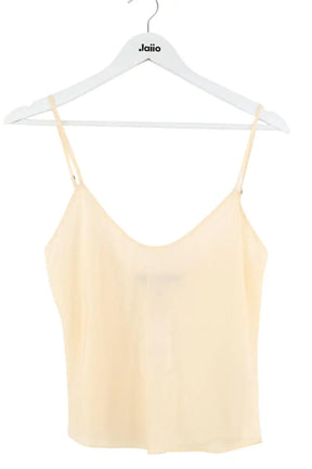 Top sans manche Ralph Lauren Beige en Soie, taille M - Seconde Main