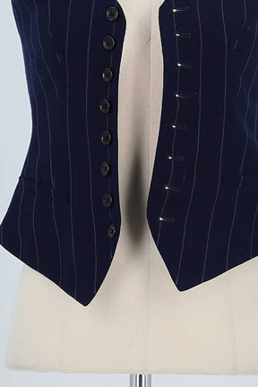 Top sans manche Ralph Lauren Bleu en Laine
