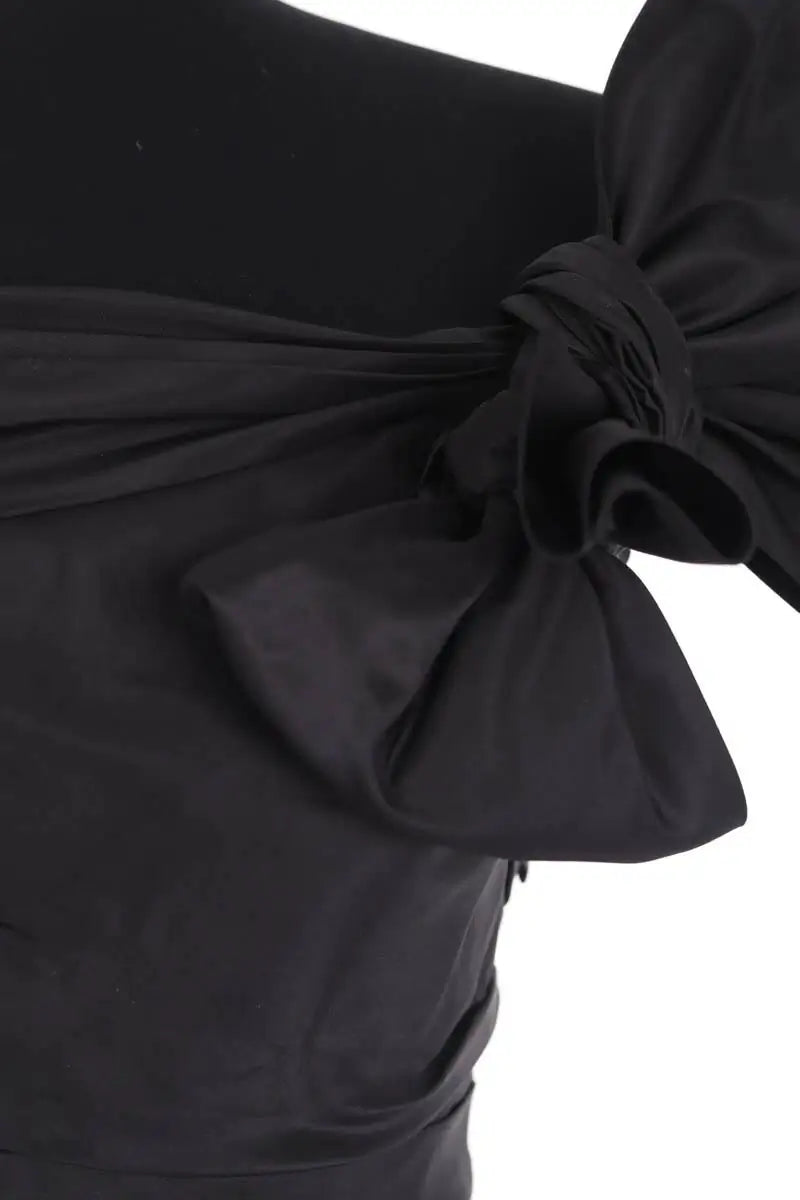 Top sans manche Ralph Lauren Noir en Soie