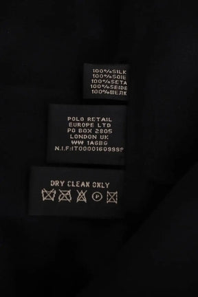 Top sans manche Ralph Lauren Noir en Soie