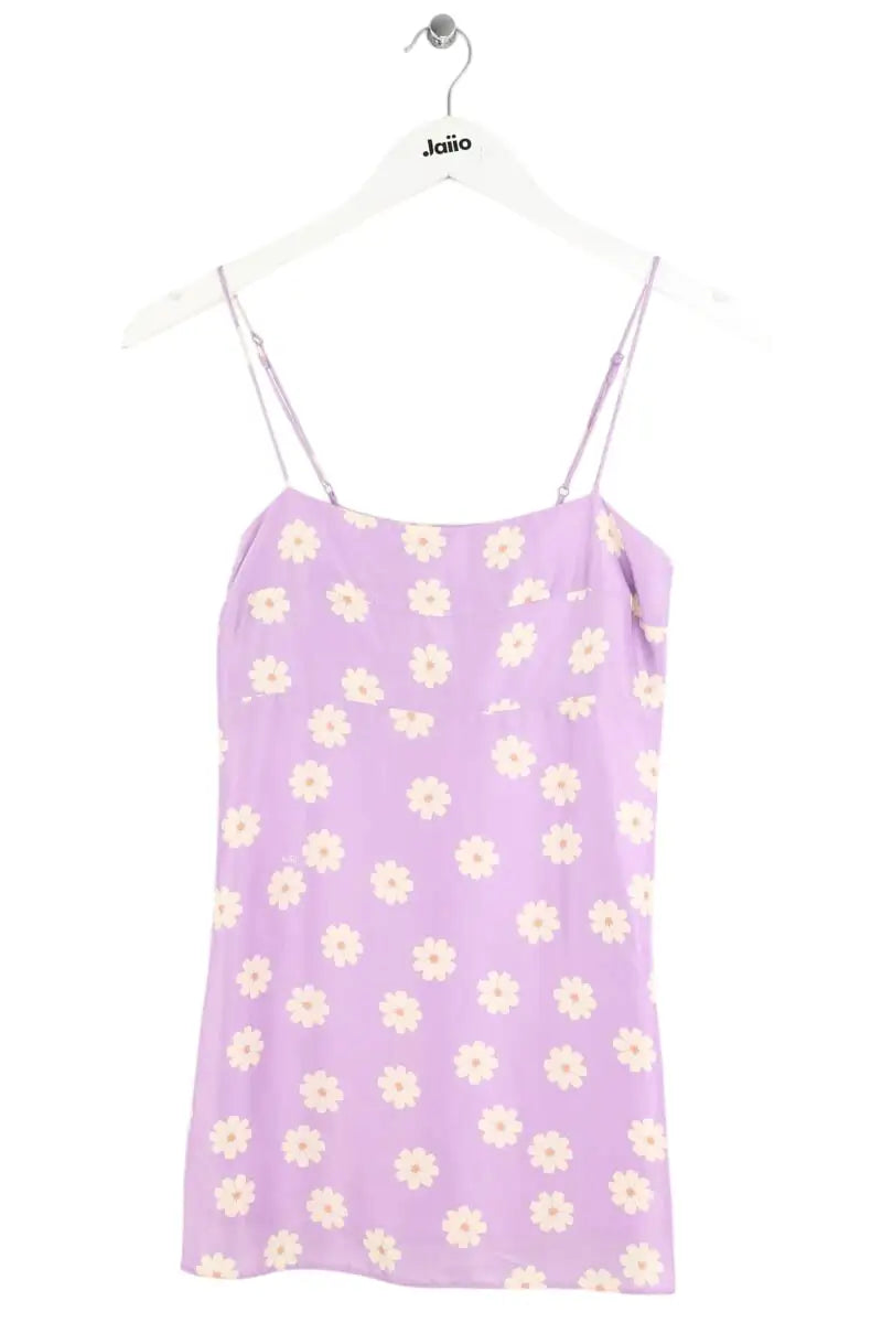 Top sans manche Réalisation Violet en Soie, taille XS - Seconde Main