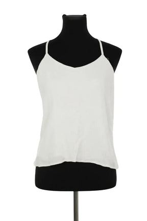 Top sans manche Saaj Blanc en Viscose, taille L - Seconde Main