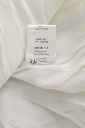 Top sans manche Saaj Blanc en Viscose