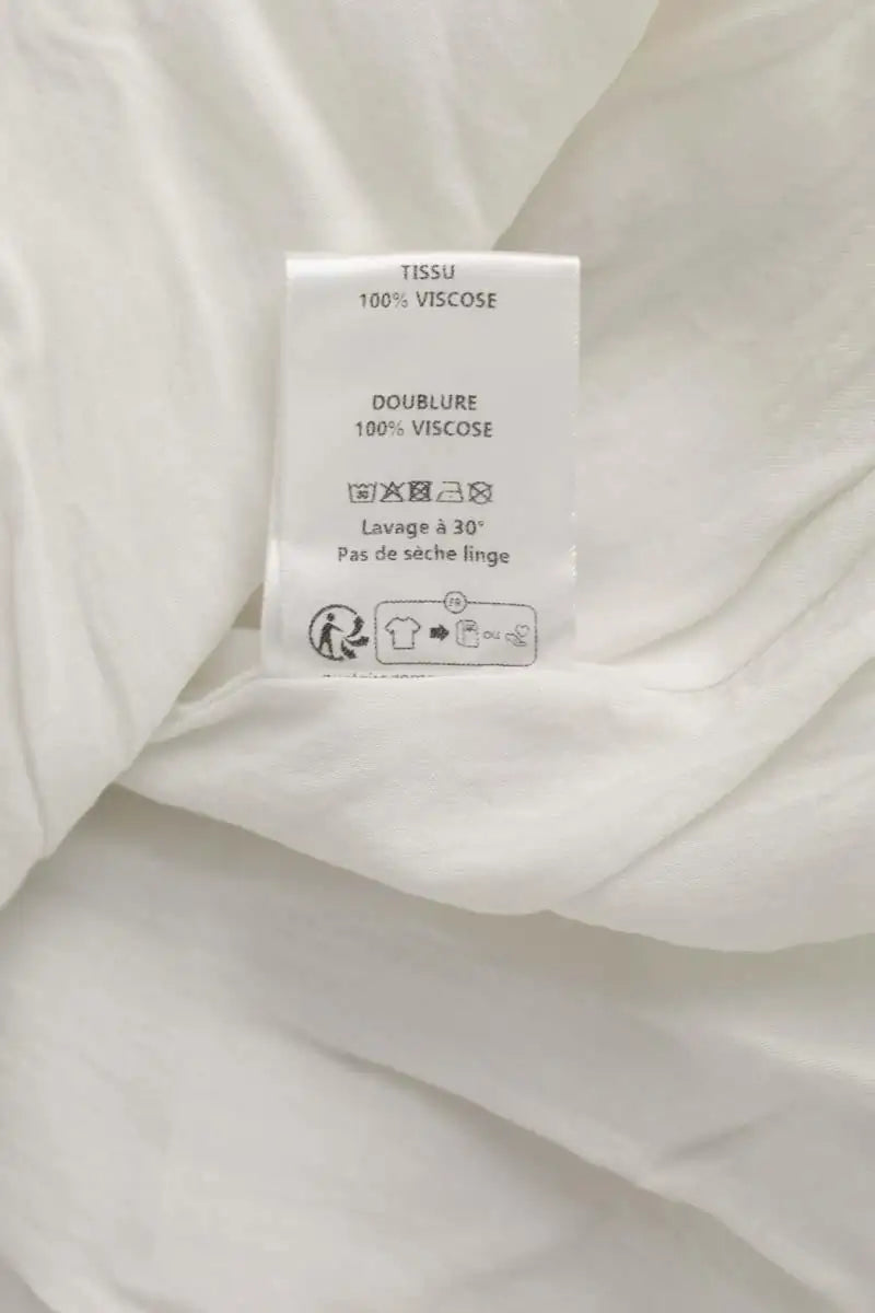 Top sans manche Saaj Blanc en Viscose