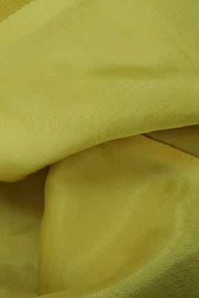 Top sans manche Saint Laurent Jaune en Polyester