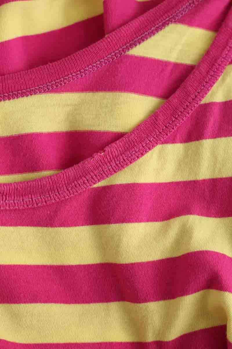 Top sans manche Saint Laurent Rose en Coton