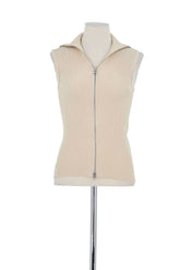 Top sans manche Samsoe Samsoe Beige en Viscose, taille XS - Seconde Main