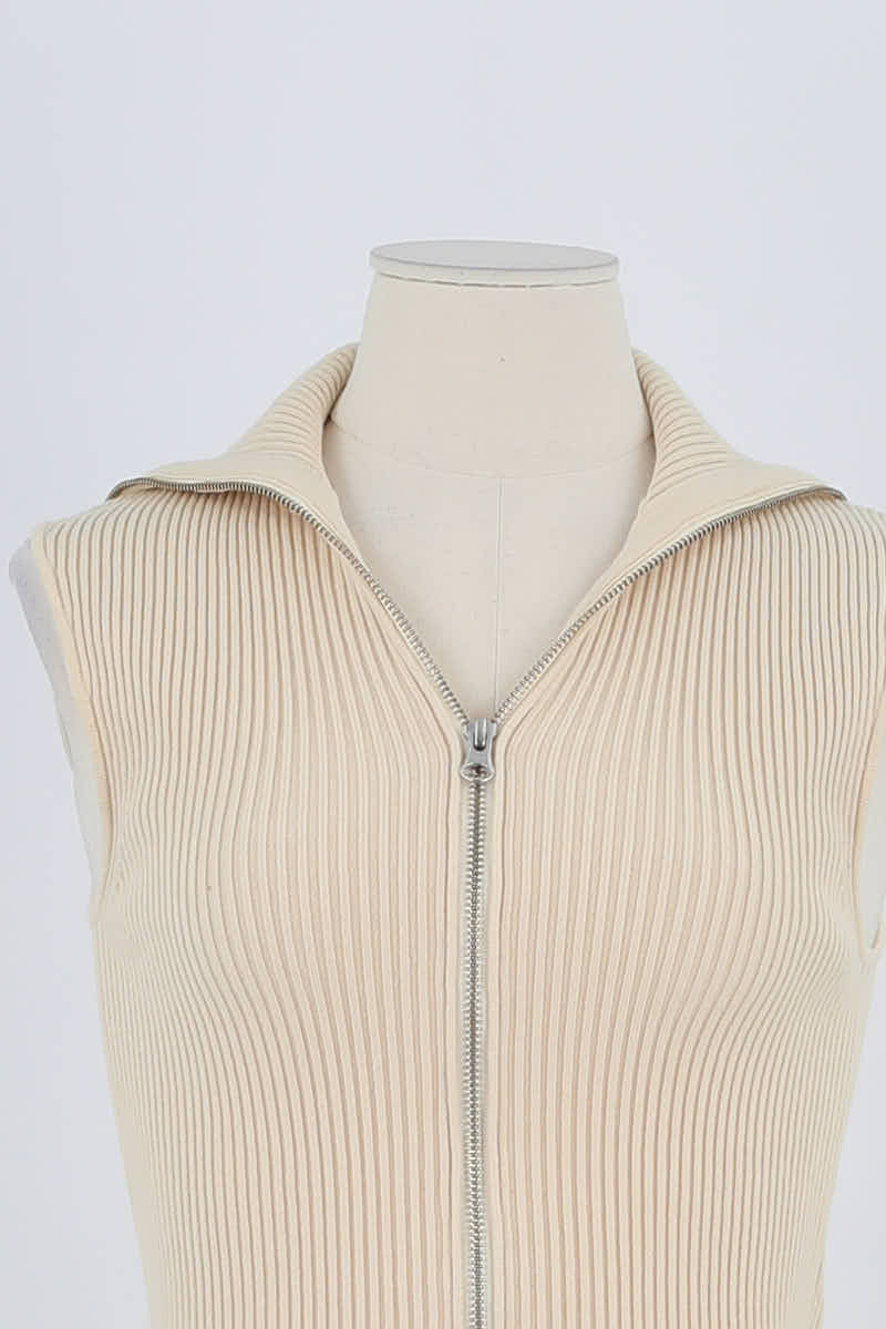 Top sans manche Samsoe Samsoe Beige en Viscose