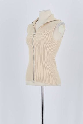 Top sans manche Samsoe Samsoe Beige en Viscose