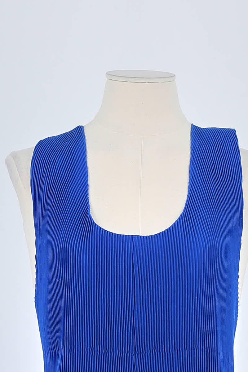 Top sans manche Sandro Bleu en Polyester