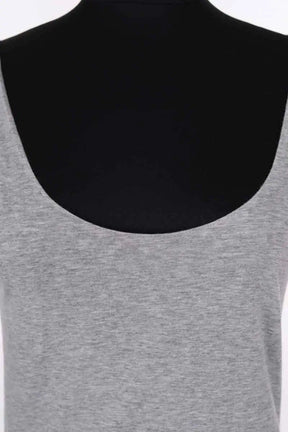 Top sans manche Sandro Gris en Coton