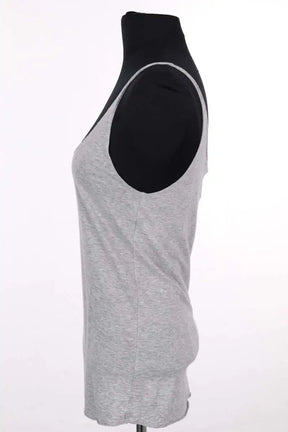 Top sans manche Sandro Gris en Coton